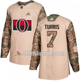 Ottawa Senators Trikot Kyle Turris 7 Adidas 2017-2018 Camo Veterans Day Practice Authentic - Herren